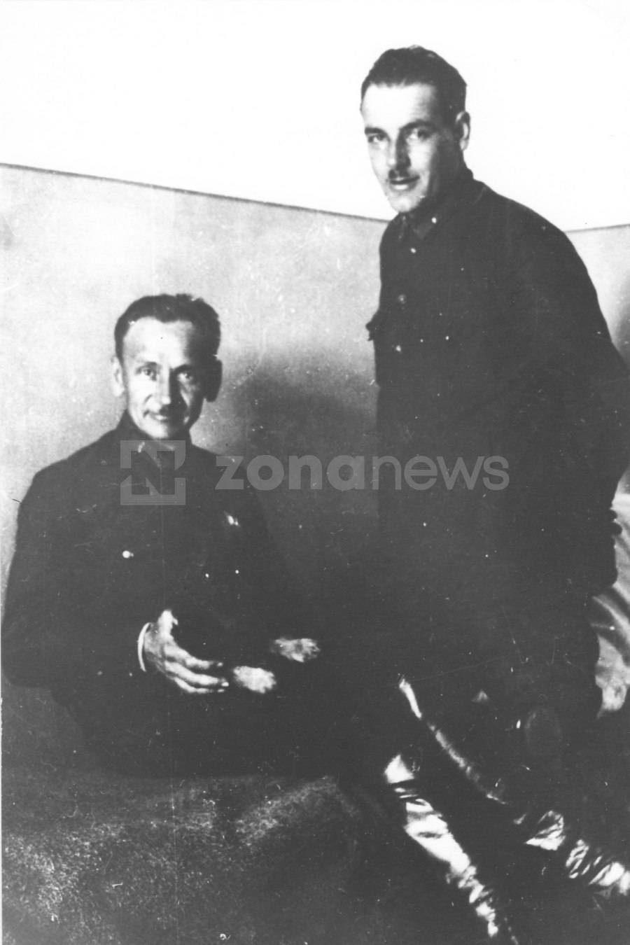 Кристапс Салнин-Осип и Иван Винаров в Москва през 1930 г.